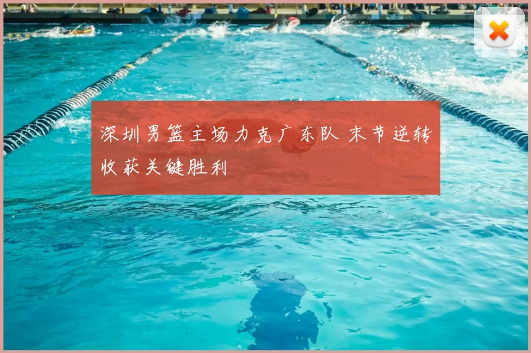 深圳男篮主场力克广东队 末节逆转收获关键胜利